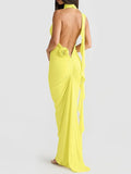 Chloe Backless Bodycon Maxi Dress - Fashion Pov