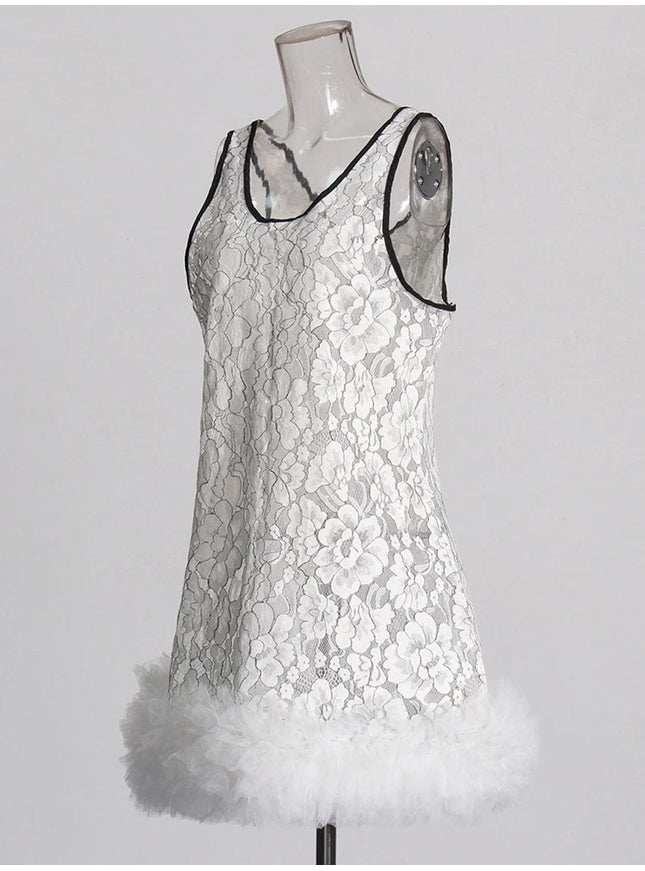 Chloe Lace Hollow Out Top - Fashion Pov