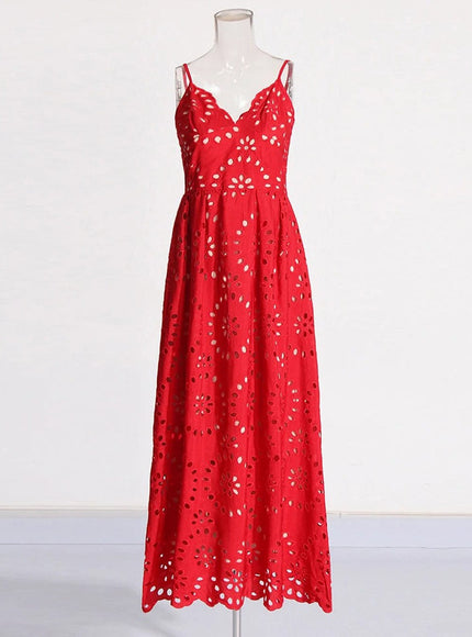 Chloe Sleeveless Backless Maxi Dress - Fashion Pov