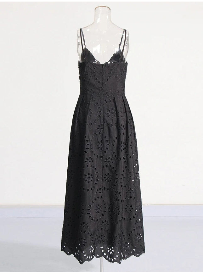 Chloe Sleeveless Backless Maxi Dress - Fashion Pov