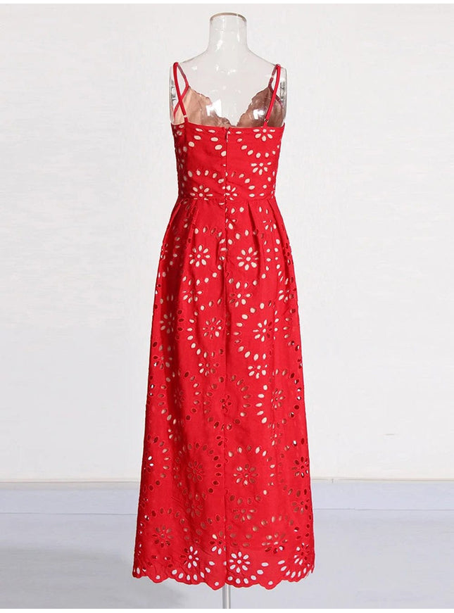 Chloe Sleeveless Backless Maxi Dress - Fashion Pov