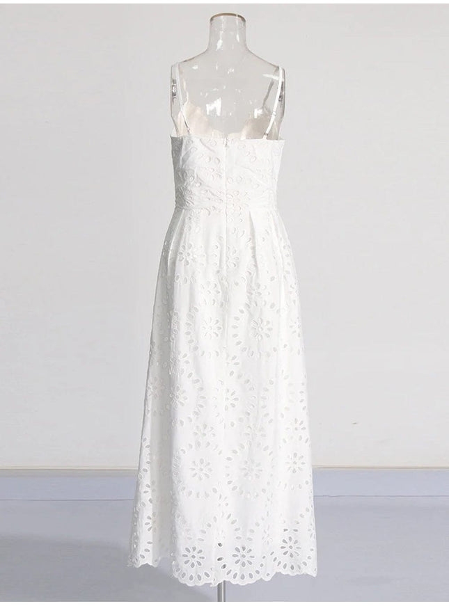Chloe Sleeveless Backless Maxi Dress - Fashion Pov