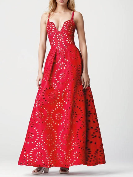 Chloe Sleeveless Backless Maxi Dress - Fashion Pov
