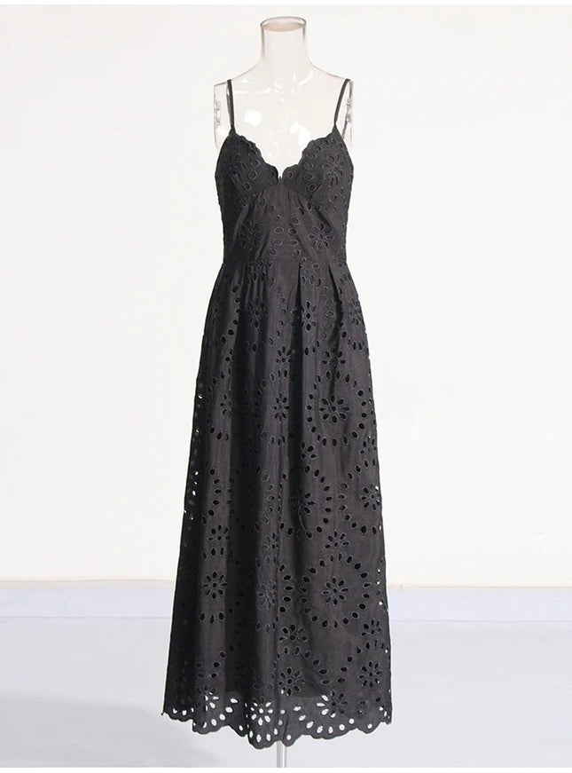 Chloe Sleeveless Backless Maxi Dress - Fashion Pov
