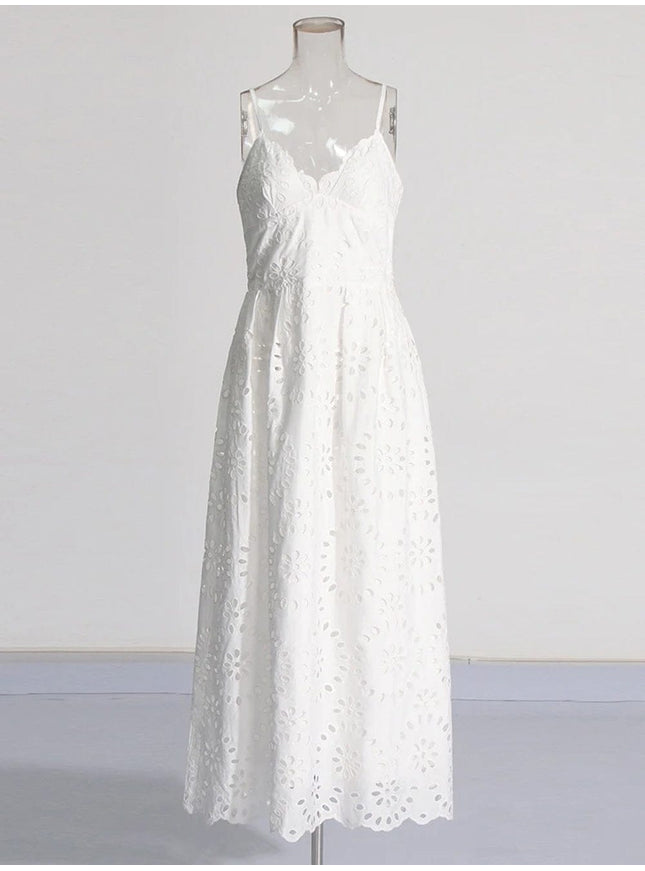 Chloe Sleeveless Backless Maxi Dress - Fashion Pov