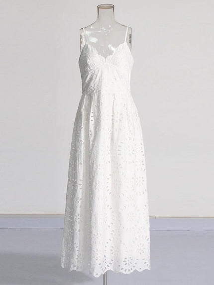 Chloe Sleeveless Backless Maxi Dress - Fashion Pov
