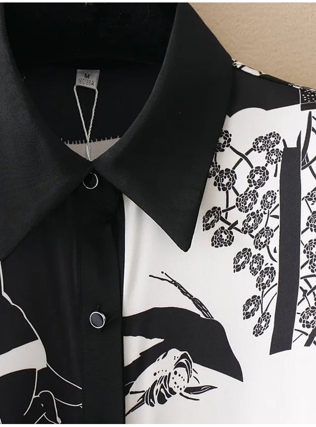 Claire Chiffon Bodysuit Shirt - Fashion Pov