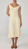 Clara Scoop Neck Flared Midi Dress - Fashion Pov