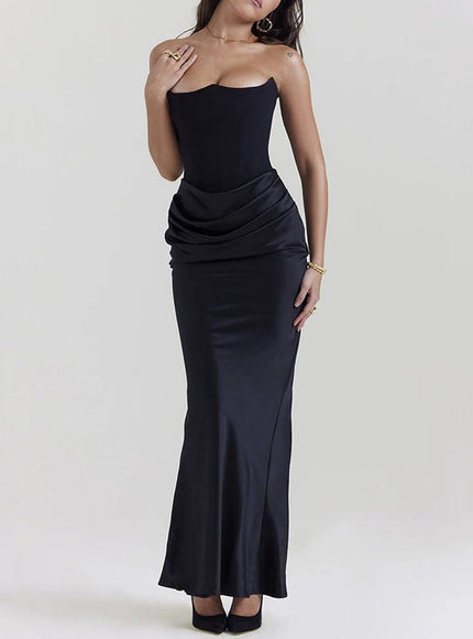 Clarissa Backless Bodycon Maxi Dress - Fashion Pov