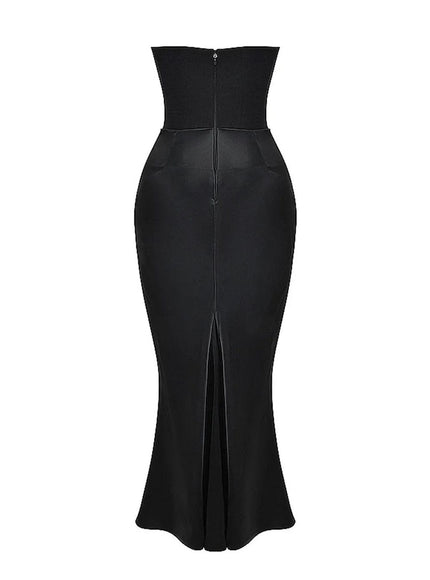 Clarissa Backless Bodycon Maxi Dress - Fashion Pov