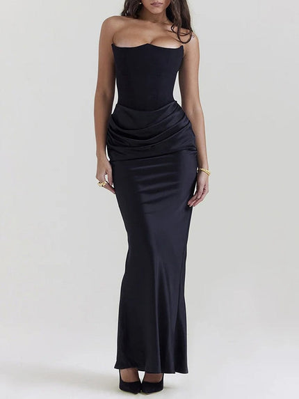 Clarissa Backless Bodycon Maxi Dress - Fashion Pov