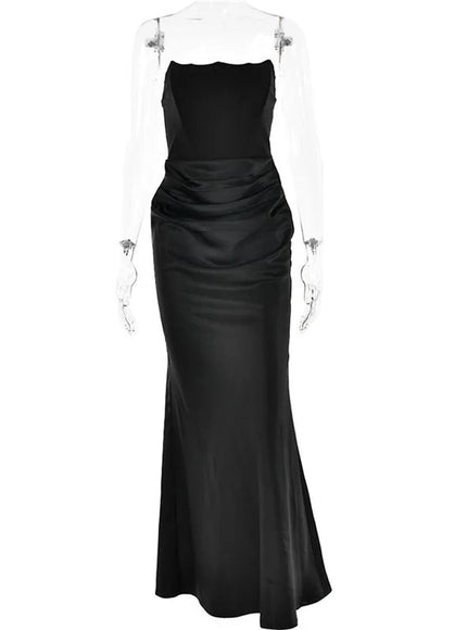 Clarissa Backless Bodycon Maxi Dress - Fashion Pov
