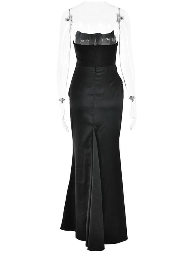 Clarissa Backless Bodycon Maxi Dress - Fashion Pov