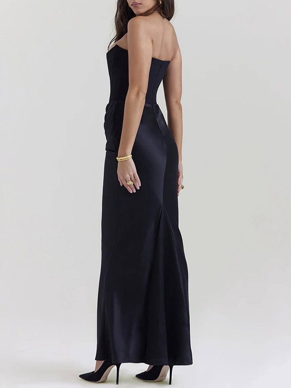 Clarissa Backless Bodycon Maxi Dress - Fashion Pov