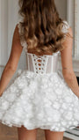 Clementine Lace Mini Dress - Fashion Pov