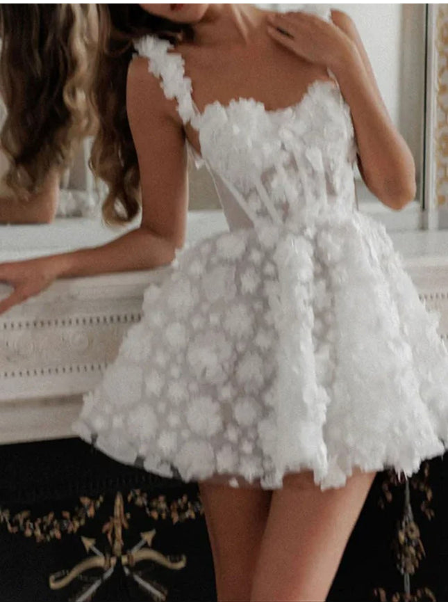 Clementine Lace Mini Dress - Fashion Pov