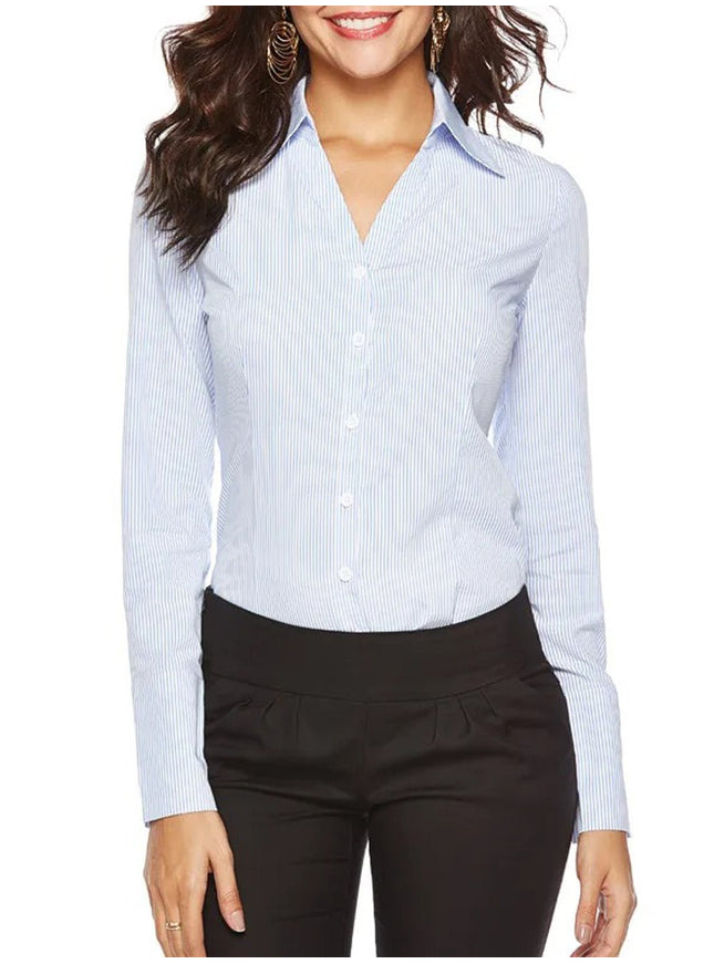 Courtney Long Sleeve Bodysuit Shirt - Fashion Pov