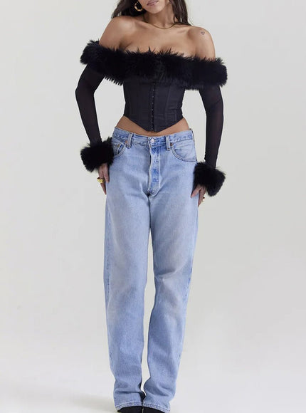 Courtney Off Shoulder Backless T Shirt - Fashion Pov