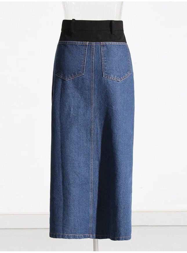 Dacey Split Minimalist Maxi Skirt - Fashion Pov