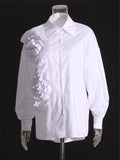 Daegan Casual Button Appliques Shirt - Fashion Pov