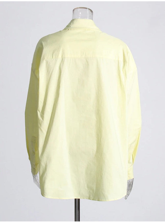 Daegan Casual Button Appliques Shirt - Fashion Pov