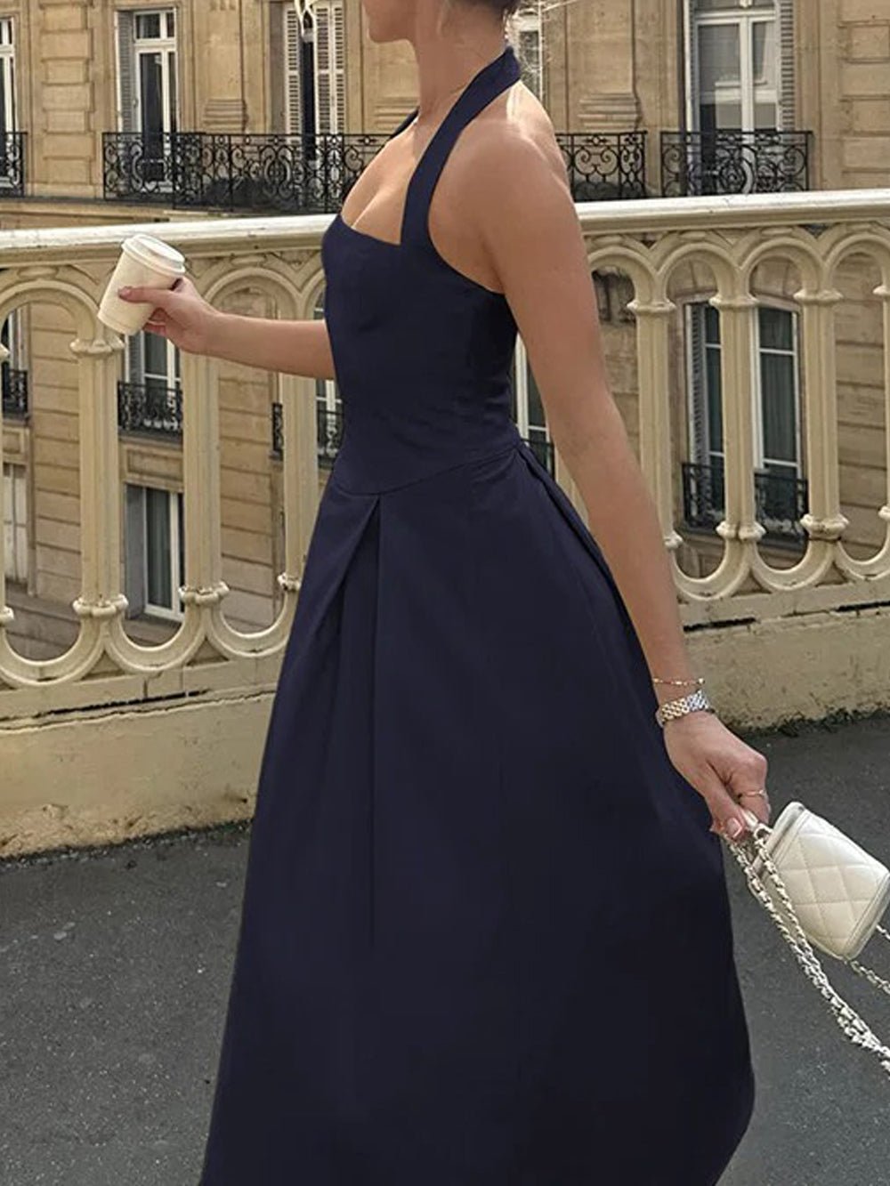 Dahlia Sleeveless Midi Dress - Fashion Pov