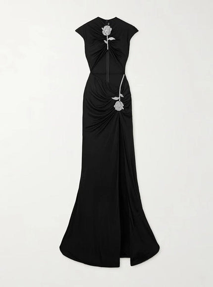 Daidien Diamond Sleeveless Maxi Dress - Fashion Pov