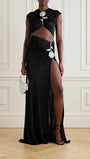 Daidien Diamond Sleeveless Maxi Dress - Fashion Pov