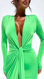 Daisy Bodycon Split Maxi Dress - Fashion Pov