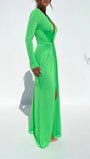 Daisy Bodycon Split Maxi Dress - Fashion Pov