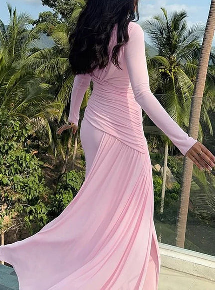 Dakota Long Sleeve Maxi Dress - Fashion Pov