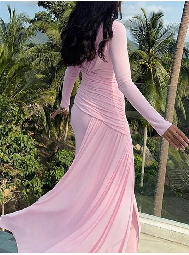 Dakota Long Sleeve Maxi Dress - Fashion Pov