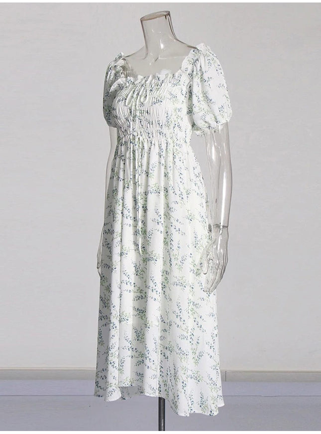 Danah Square Midi Dress - Fashion Pov