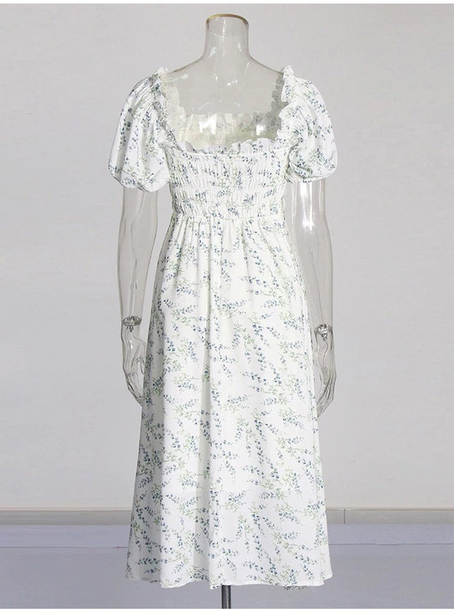 Danah Square Midi Dress - Fashion Pov