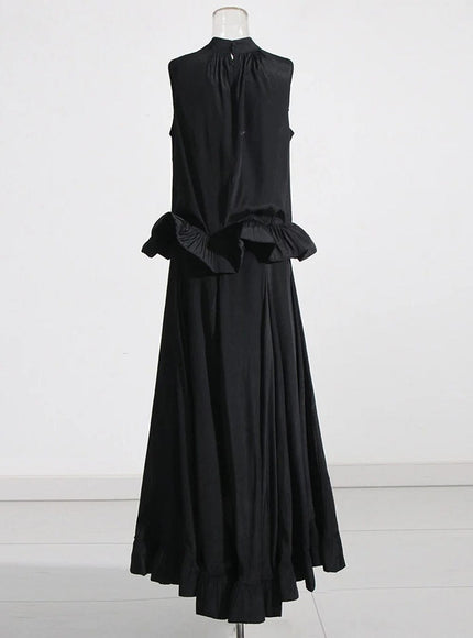 Dani Ruffle Sleeveless Skirt & Top Set - Fashion Pov