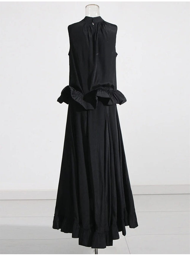 Dani Ruffle Sleeveless Skirt & Top Set - Fashion Pov