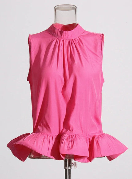 Dani Ruffle Sleeveless Skirt & Top Set - Fashion Pov