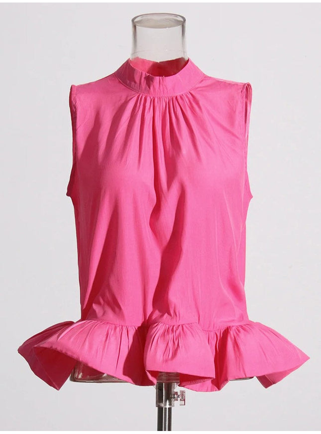 Dani Ruffle Sleeveless Skirt & Top Set - Fashion Pov