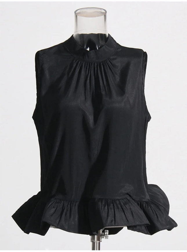 Dani Ruffle Sleeveless Skirt & Top Set - Fashion Pov