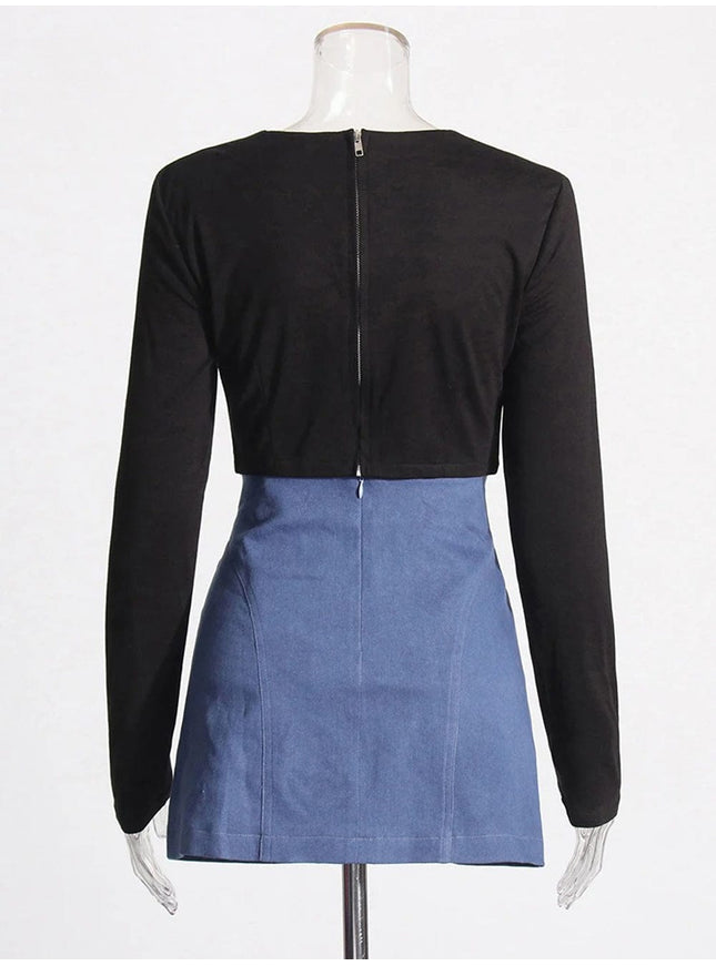 Dania Hollow Out Bodycon Skirt & Top Set - Fashion Pov