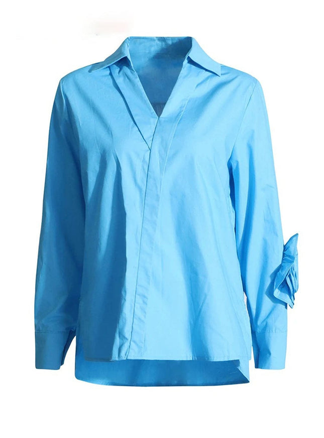 Danica Appliques Button Shirt - Fashion Pov