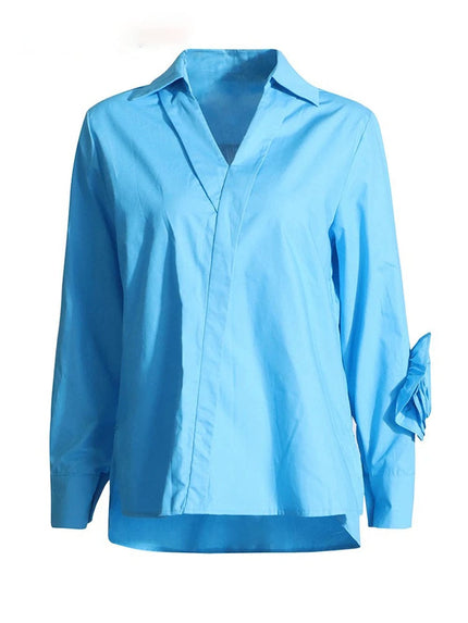 Danica Appliques Button Shirt - Fashion Pov