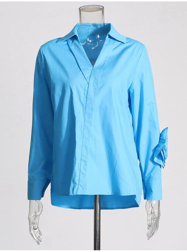 Danica Appliques Button Shirt - Fashion Pov