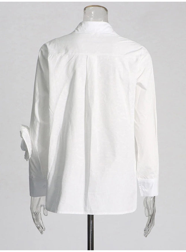 Danica Appliques Button Shirt - Fashion Pov