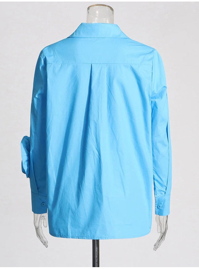 Danica Appliques Button Shirt - Fashion Pov