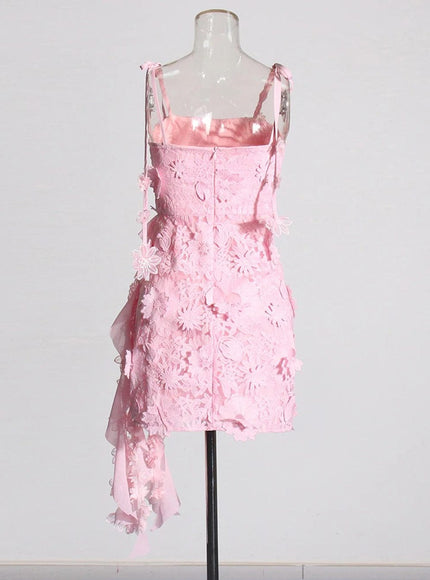 Daniela Appliques Sleeveless Mini Dress - Fashion Pov