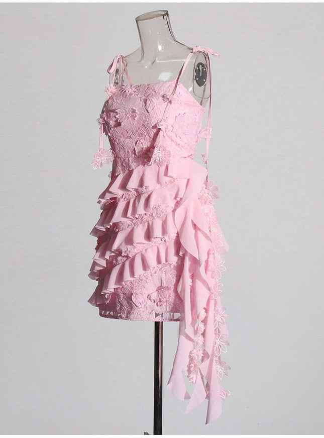 Daniela Appliques Sleeveless Mini Dress - Fashion Pov