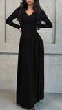 Daniela Long Sleeve Maxi Dress - Fashion Pov