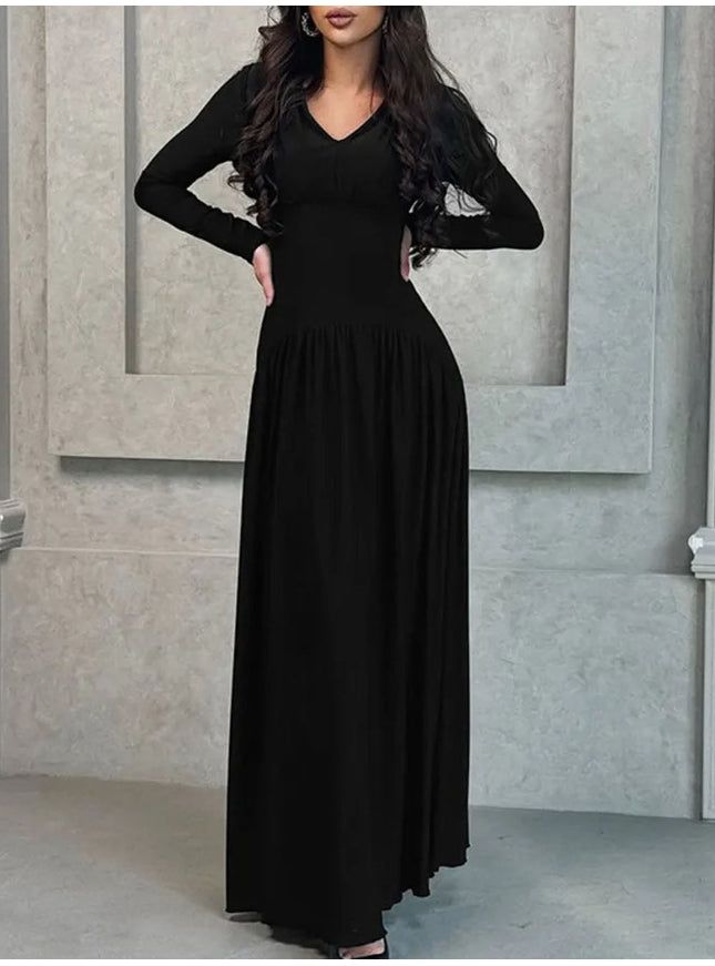 Daniela Long Sleeve Maxi Dress - Fashion Pov