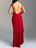 Danielle Backless Maxi Dress - Fashion Pov